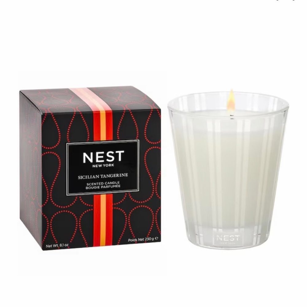 NEST Fragrances Sicilian Tangerine Candle - Black and White